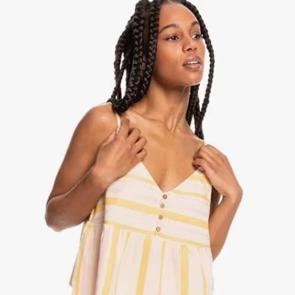 NWOT Roxy Women's Open Eyes Flowy Tank - Picture 1 of 8